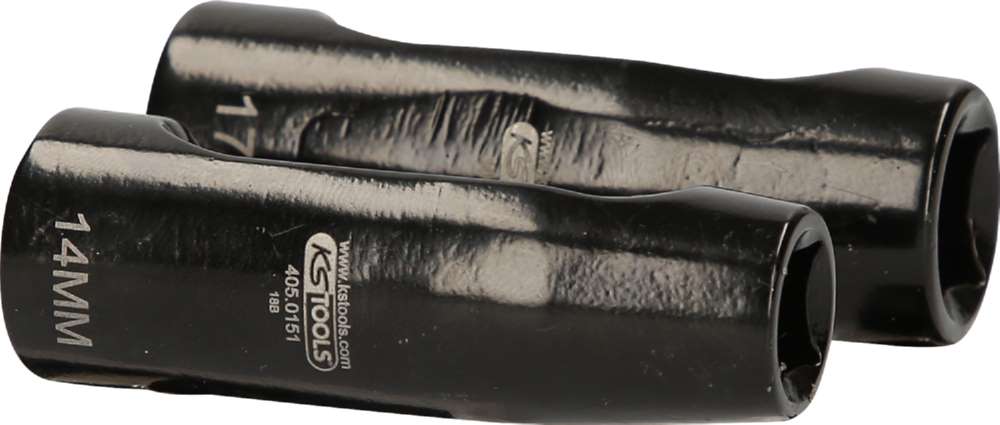 Produktbild KS Tools 3/8 Zoll + 1/2 Zoll Einspritzleitungs Schlüssel Satz für BMW 2 Teile bild 3