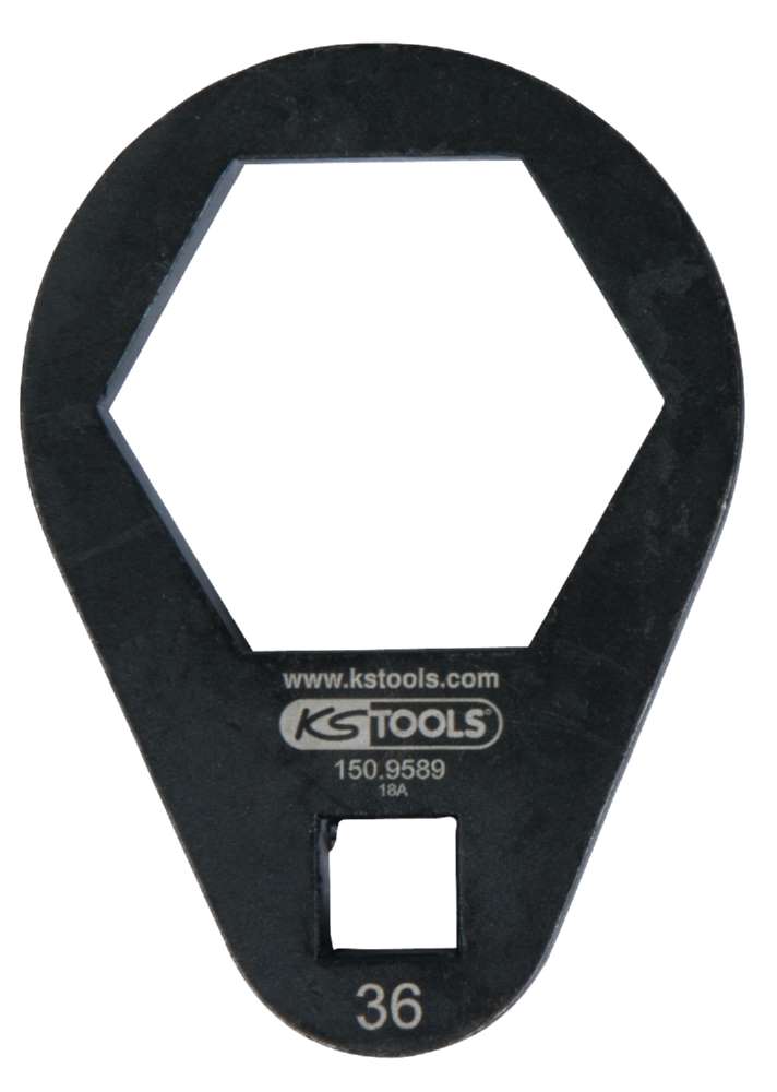 Produktbild KS Tools 3/8 Zoll Einsteck-Ringschlüssel extra flach 36 mm