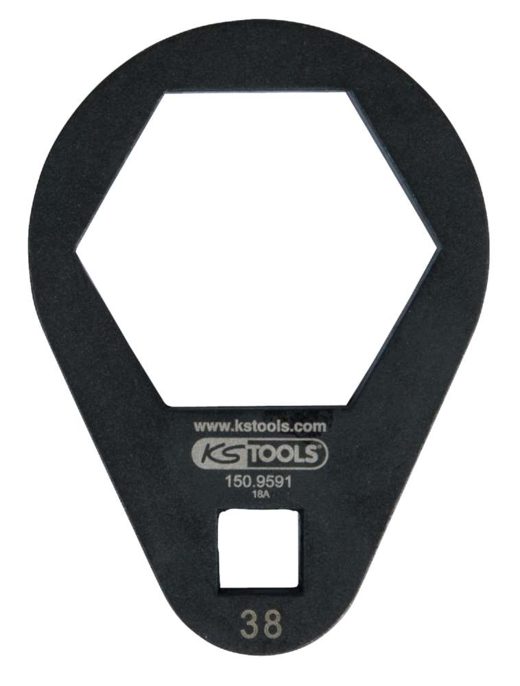 Produktbild KS Tools 3/8 Zoll Einsteck-Ringschlüssel extra flach 38 mm