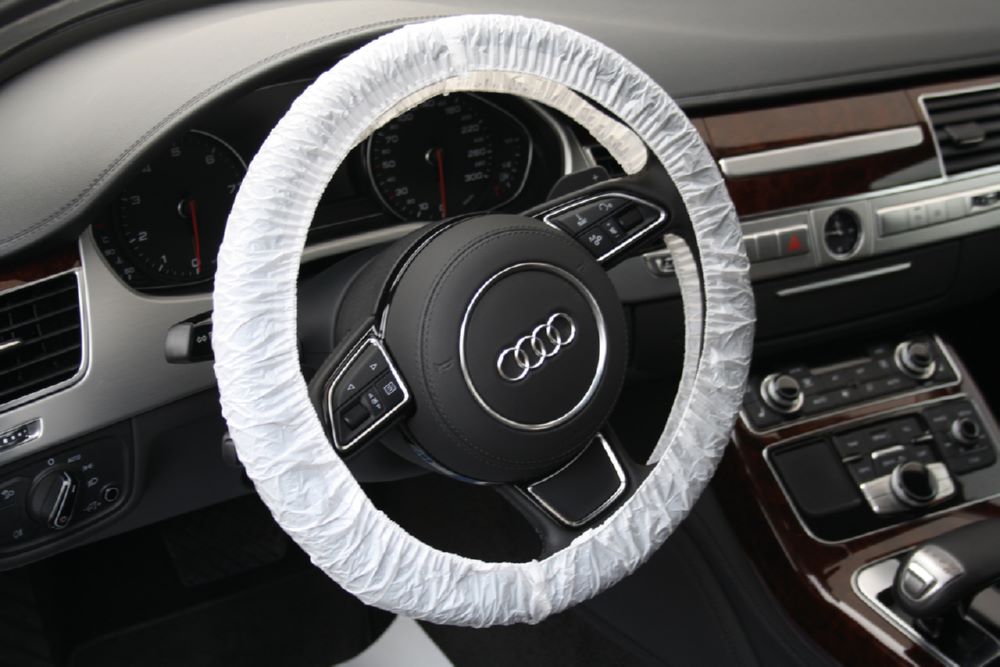 Produktbild KS Tools Einweg Lenkradschoner weiß 250 Stück