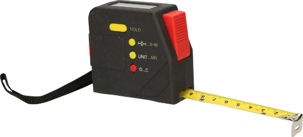 Produktbild KS Tools Elektrisches Bandmaß mit Feststeller und Gürtelclip digital Länge 5m Breit 19mm bild 2