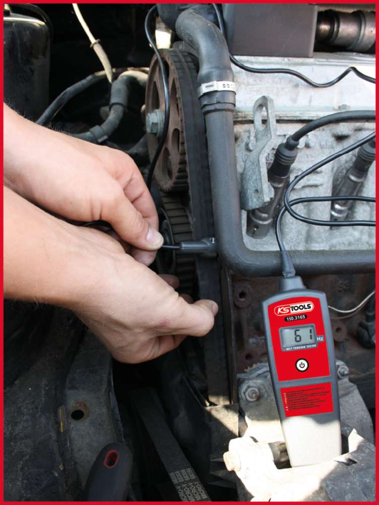 Produktbild KS Tools Elektronischer Riemenspannungs Prüfer HZ bild 7