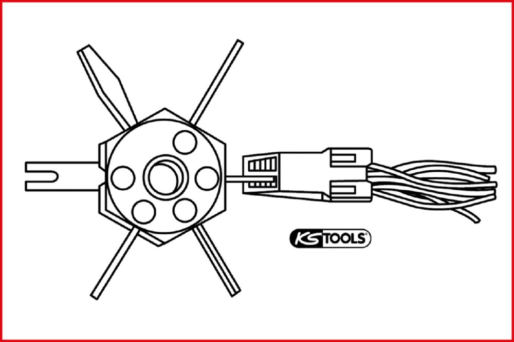 Produktbild KS Tools Entriegelungswerkzeug für KFZ Elektronik bild 2