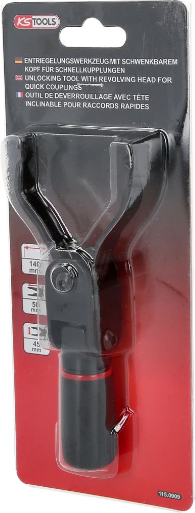 Produktbild KS Tools Entriegelungswerkzeug mit schwenkbarem Kopf für Schnellkupplungen bild 4