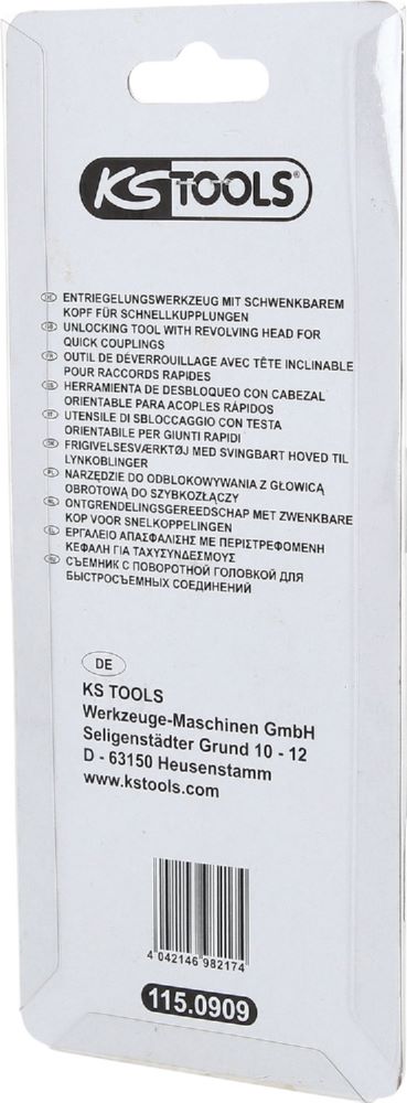 Produktbild KS Tools Entriegelungswerkzeug mit schwenkbarem Kopf für Schnellkupplungen bild 5