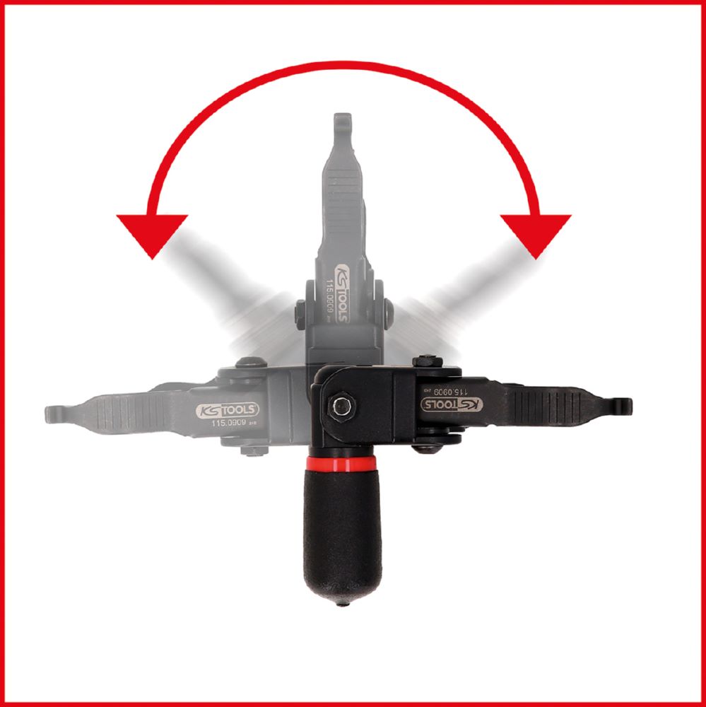 Produktbild KS Tools Entriegelungswerkzeug mit schwenkbarem Kopf für Schnellkupplungen bild 6