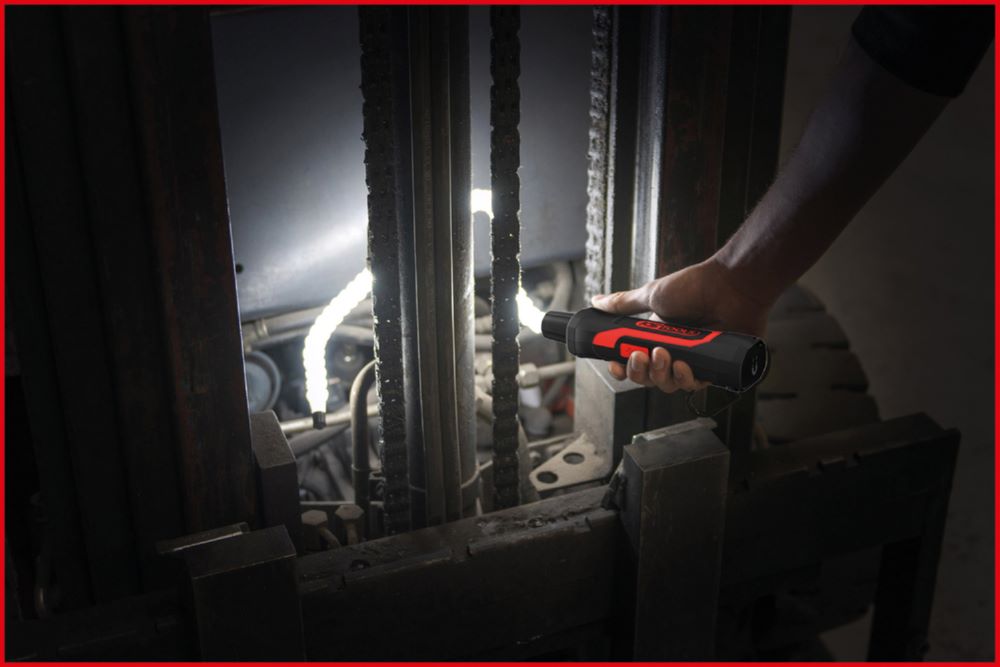 Produktbild KS Tools 3 in1 Quick Lock Arbeitsleuchten Set eQi Ultimate BEAM 4 teilig bild 3