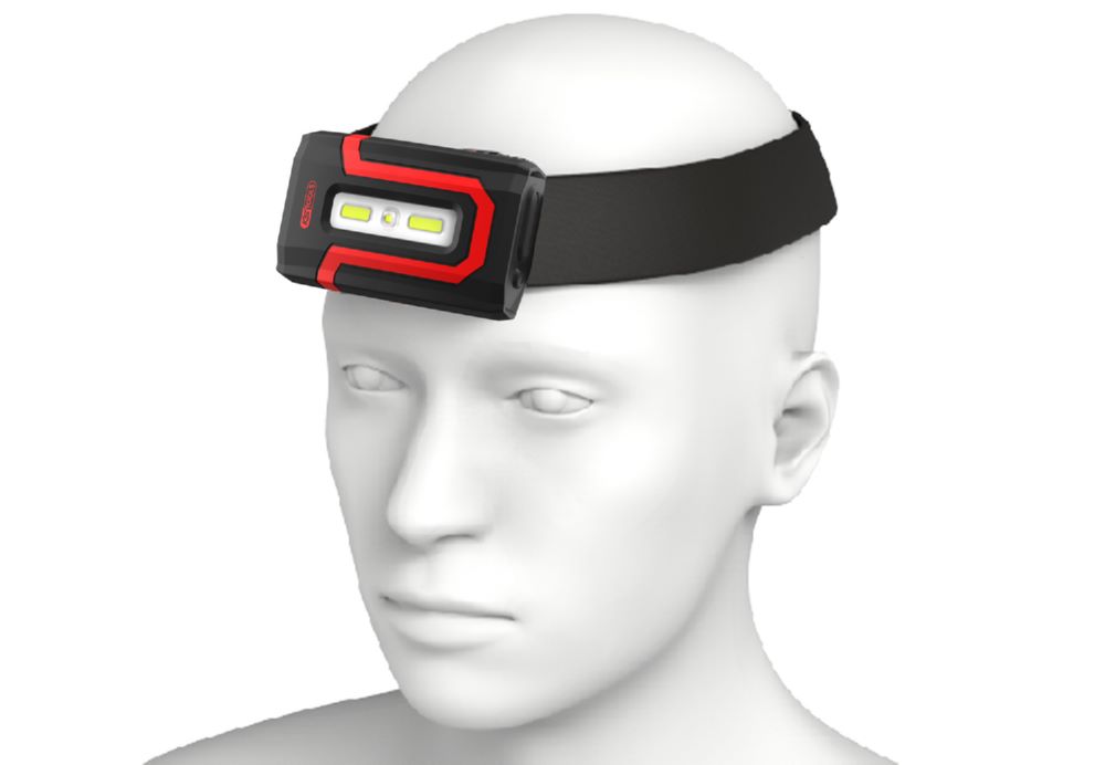 Produktbild KS Tools Kopflampe Arbeitsleuchte eQiUltimate BEAM 2 in1 450 Lumen bild 8