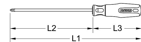 Produktbild KS Tools ERGOTORQUE VDE PH-Schraubendreher PH1 Gesamtlänge 265 mm bild 2