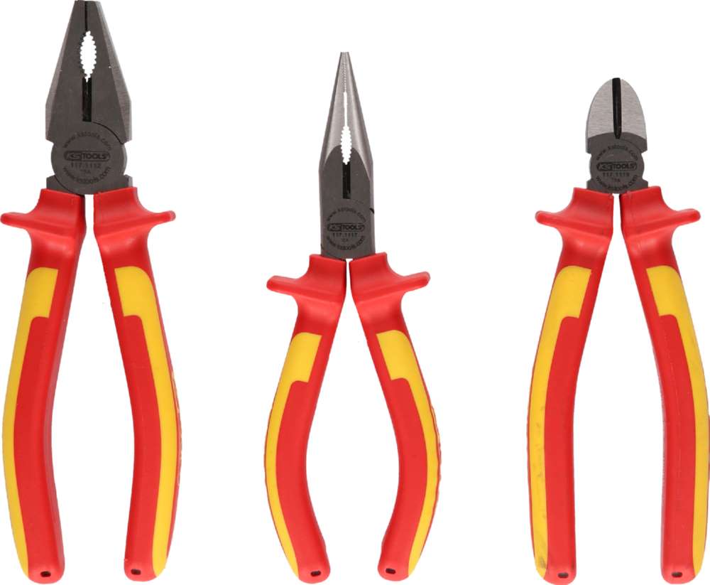 Produktbild KS Tools ERGOTORQUE VDE Zangen-Satz 3 Teile bild 1