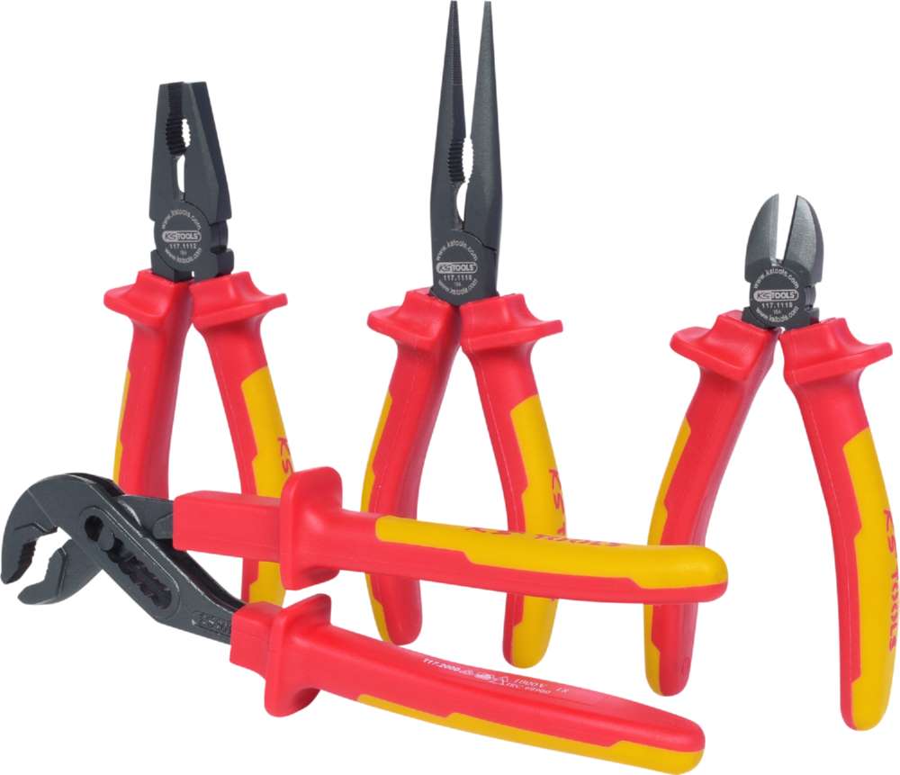 Produktbild KS Tools ERGOTORQUE VDE Zangen Satz 4 teilig Variante 1