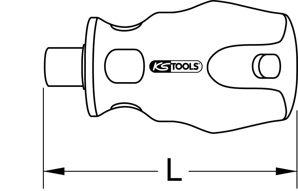 Produktbild KS Tools Bit Schraubendreher 1/4 Zoll ERGOTORQUEplus 63 mm bild 2