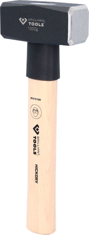 Produktbild Brilliant Tools Fäustel mit Hickory Stiel 1000 Gramm