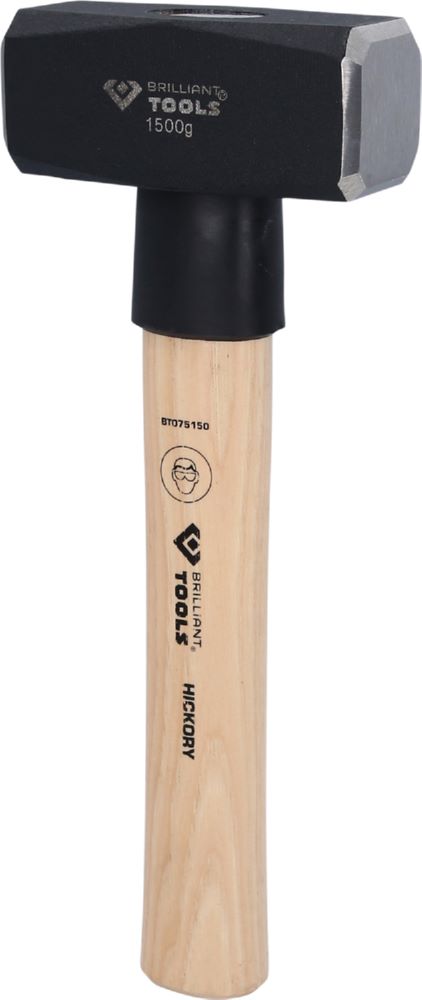 Produktbild Brilliant Tools Fäustel mit Hickory Stiel 1500 Gramm