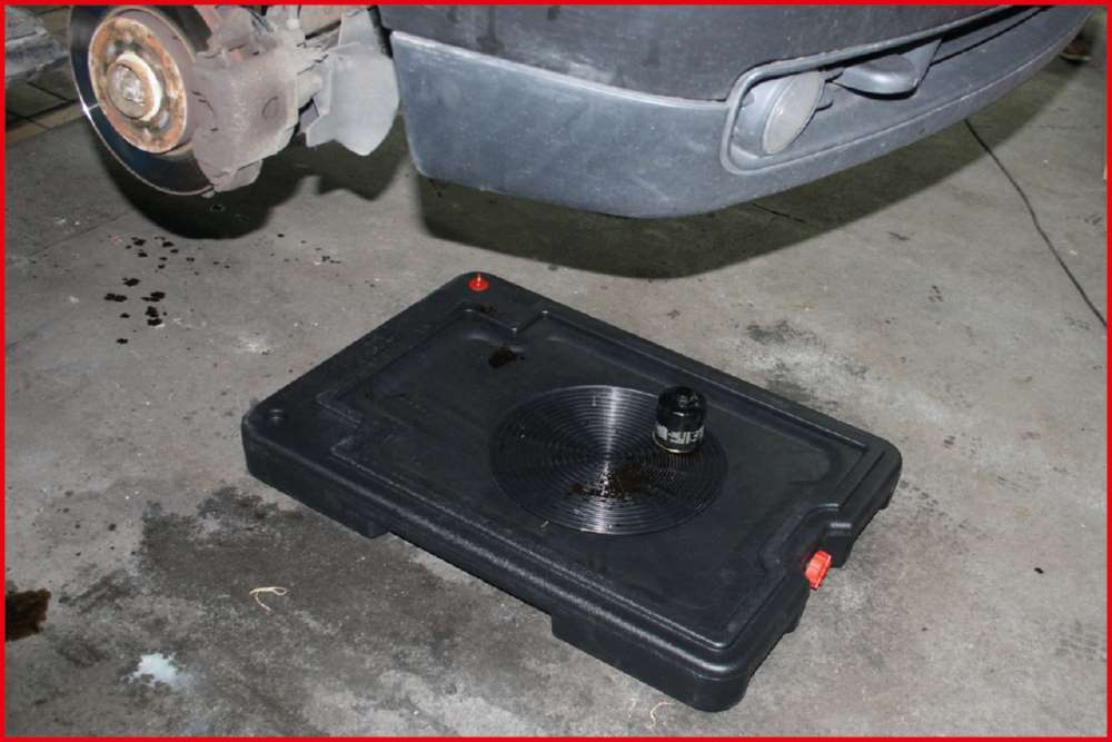 Produktbild KS Tools Fahrbare Auffangwanne 30 Liter extra flach mit Rollen bild 2