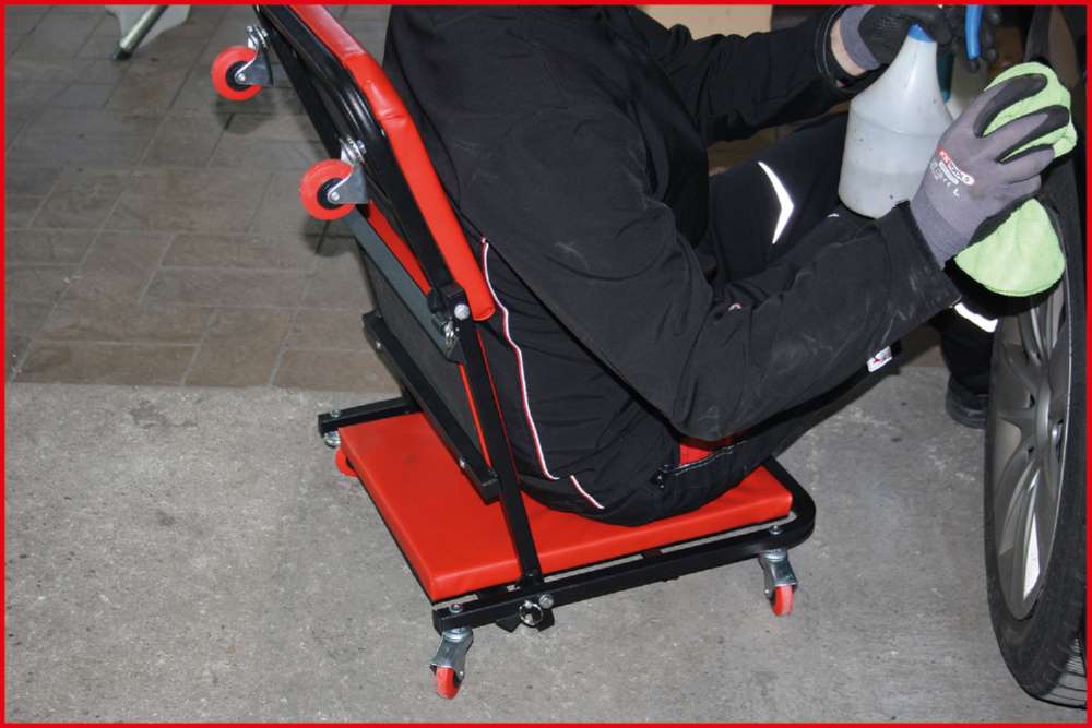 Produktbild KS Tools Fahrbare Liege und Klappsitz 1040x490mm bild 6