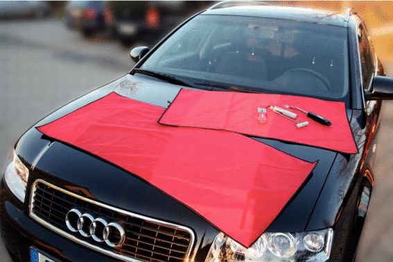 Produktbild KS Tools Fahrzeugschoner mit Antirutschmatte 900 x 500 mm bild 3