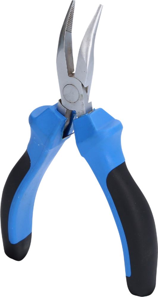 Produktbild Brilliant Tools Feinmechanik Flachrundzange gebogen Gesamtlänge 115 mm bild 3