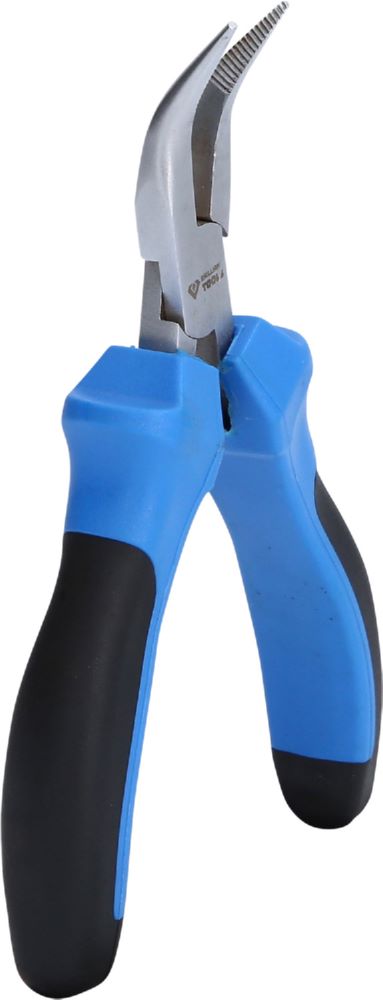 Produktbild Brilliant Tools Feinmechanik Flachrundzange gebogen Gesamtlänge 115 mm bild 4