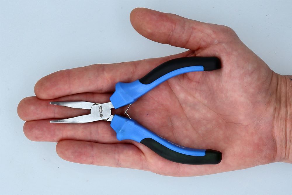 Produktbild Brilliant Tools Feinmechanik Flachrundzange gebogen Gesamtlänge 115 mm bild 5