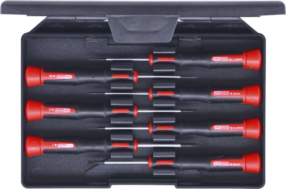 Produktbild KS Tools Feinmechanik Schraubendreher Satz PH und Schlitz 7 teilig bild 2