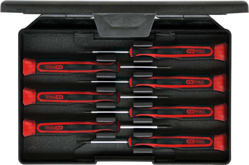 Produktbild KS Tools Feinmechanik Schraubendreher Satz PH und Schlitz 7 teilig bild 3