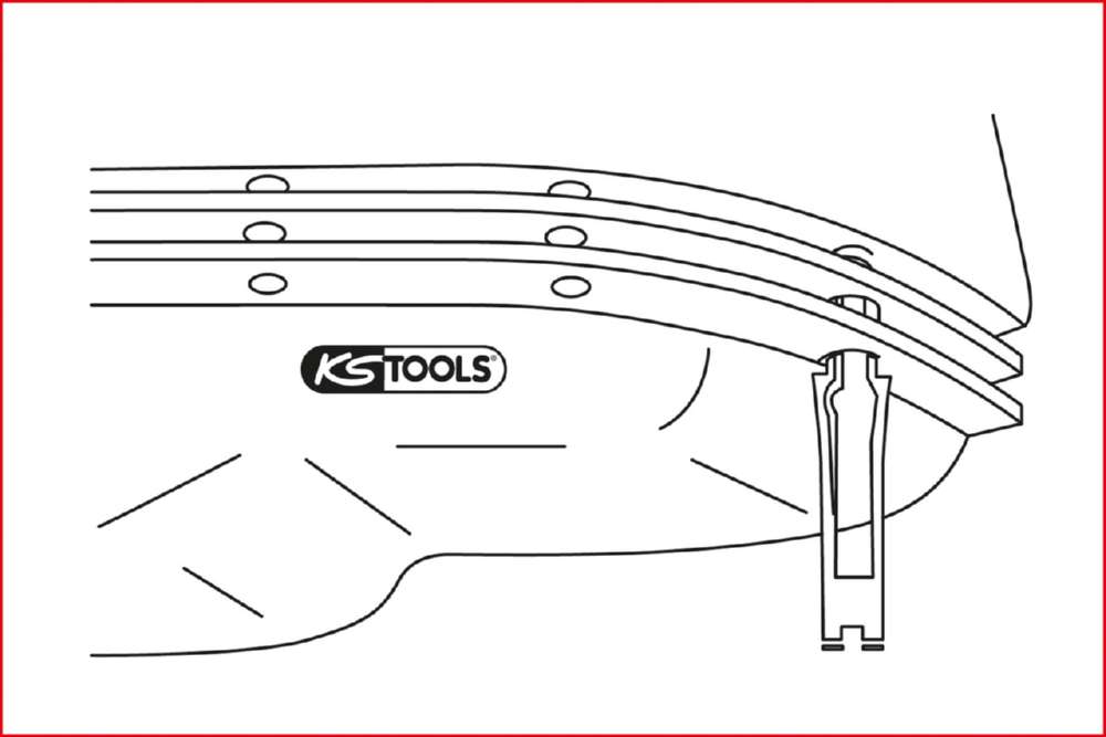 Produktbild KS Tools FIXIT Einschraub Montagehilfe Satz für Dichtungen 8 Teile bild 10