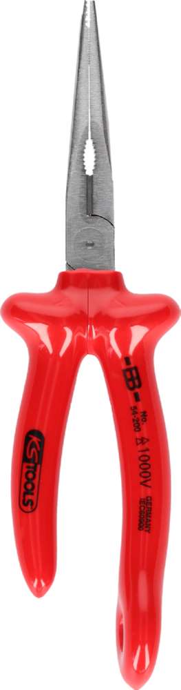Produktbild KS Tools 1000V Flachrundzange mit Sicherungsöse für Sicherheitsleine 200 mm