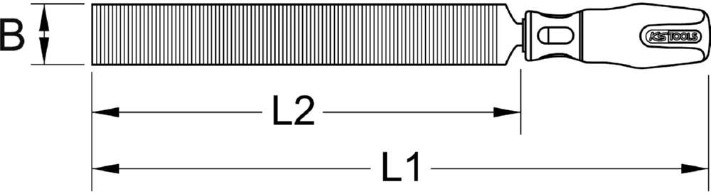 Produktbild KS Tools Flachschaber 300mm bild 2