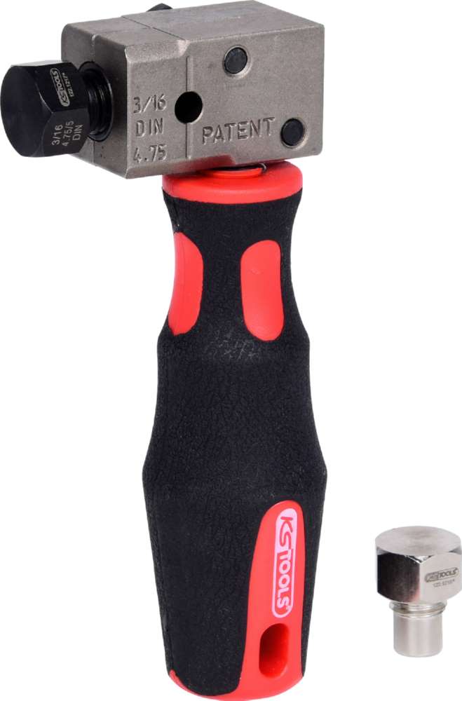 Produktbild KS Tools FLAREFIXeco 4,75 mm Universal Bremsleitungs Bördelgerät Satz 4 Teile bild 3