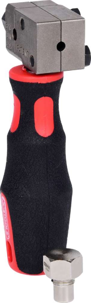 Produktbild KS Tools FLAREFIXeco 4,75 mm Universal Bremsleitungs Bördelgerät Satz 4 Teile bild 5