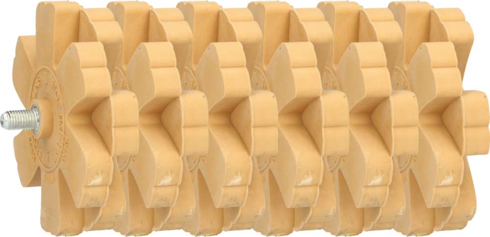 Produktbild KS Tools Folienradierer Pack mit Lamellen Durchmesser 90 mm