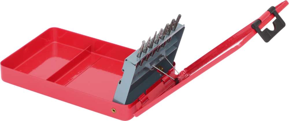 Produktbild KS Tools HM Frässtiftsatz in Stahlblechkassette 7 Teile bild 2