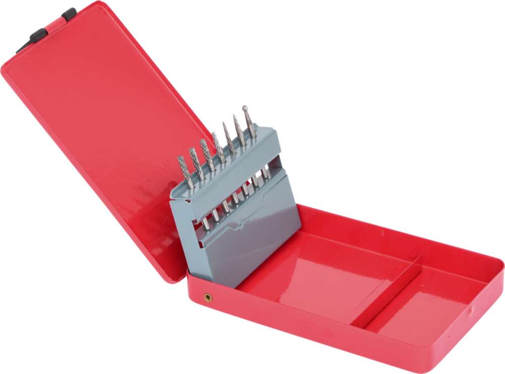 Produktbild KS Tools HM Frässtiftsatz in Stahlblechkassette 7 Teile bild 4