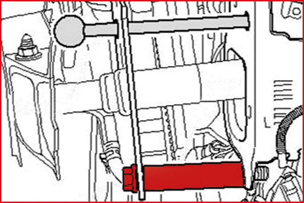 Produktbild KS Tools Frontmasken Ausdrückstange für VAG Länge 100 mm bild 2