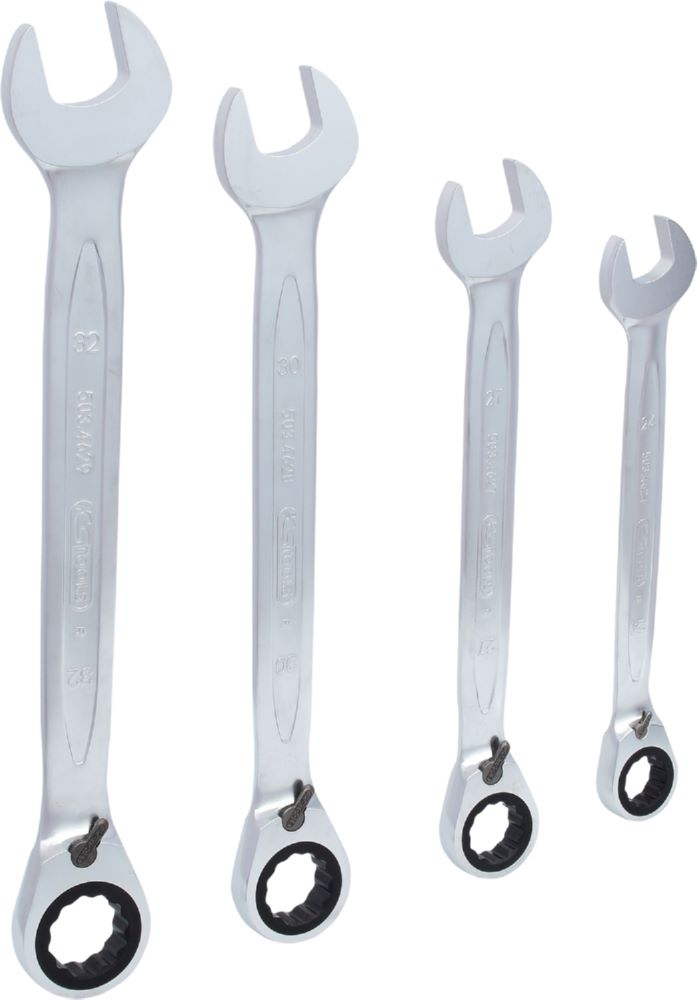 Produktbild KS Tools GEARplus Ratschenringmaulschlüssel-Satz umschaltbar 4-tlg bild 2