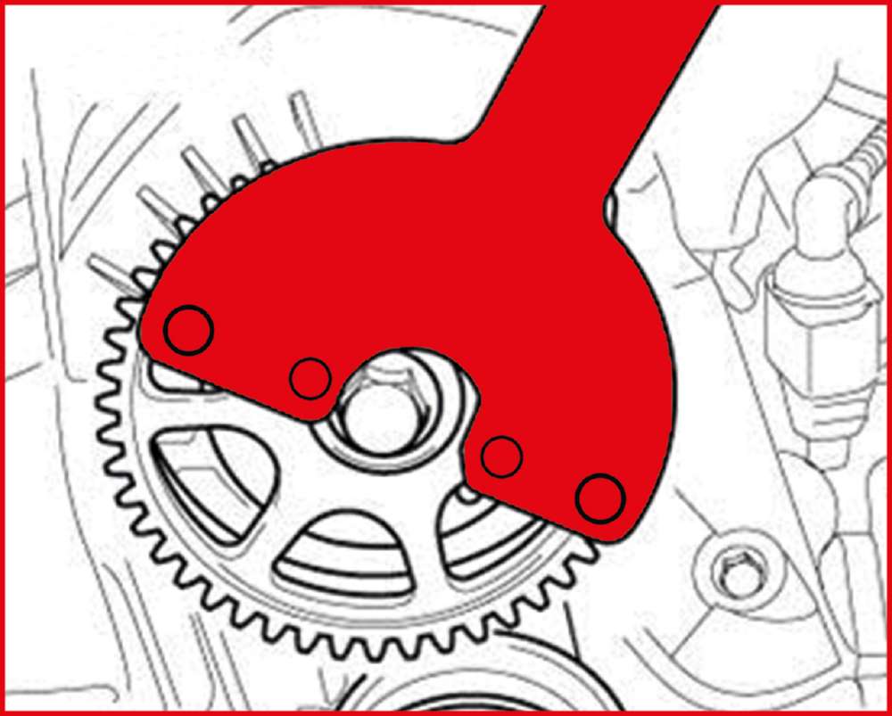 Produktbild KS Tools Gegenhalter für Audi und Volkswagen Länge 687 mm bild 2