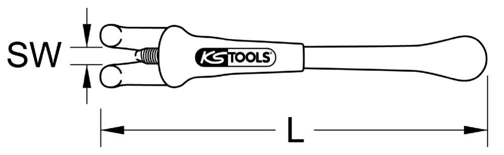 Produktbild KS Tools Gegenhalter mit Schutzisolierung  0 bis 15mm bild 2