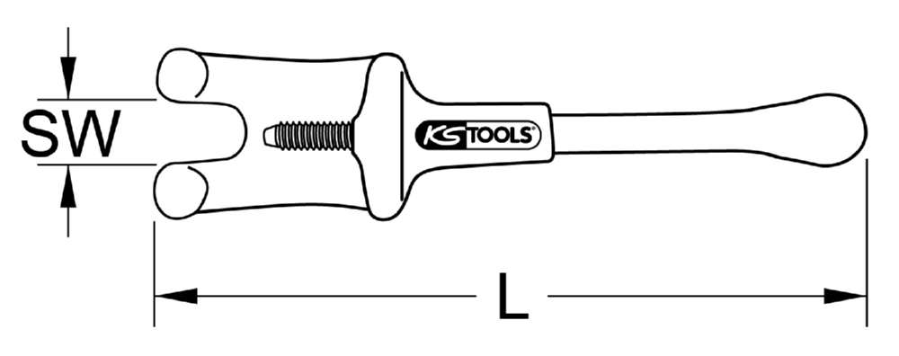 Produktbild KS Tools Gegenhalter mit Schutzisolierung 15 bis 40mm bild 2
