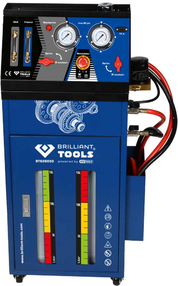Produktbild Brilliant Tools Getriebespülgerät für Automatikgetriebe inklusive Adaptersatz 35 teilig bild 4