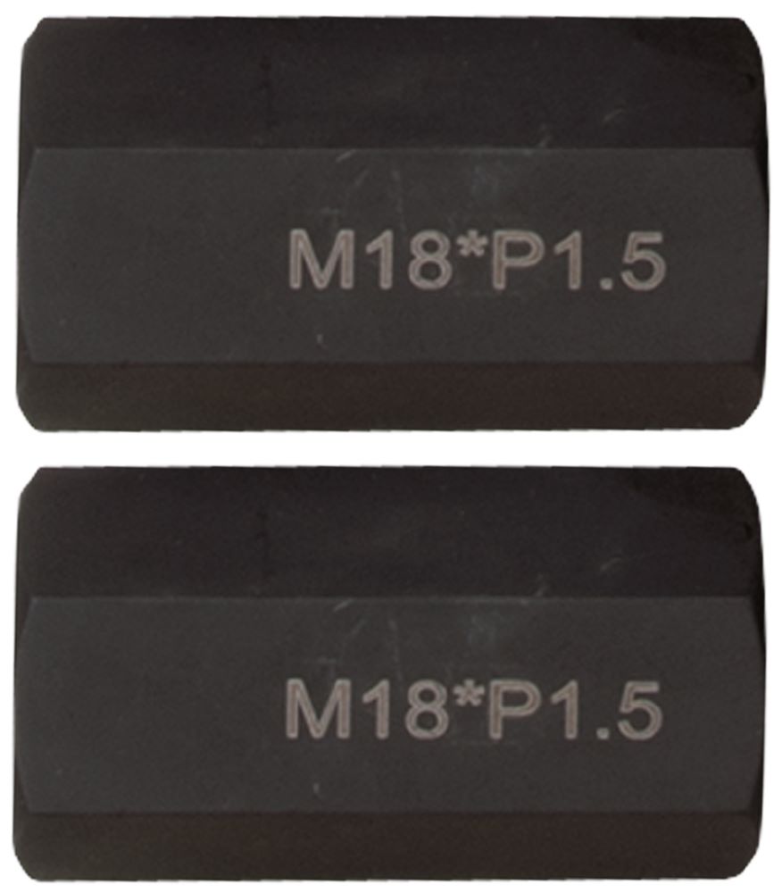 Produktbild KS Tools Gewindeadapter Satz M18 x 1,5 Länge 65 mm 2 teilig