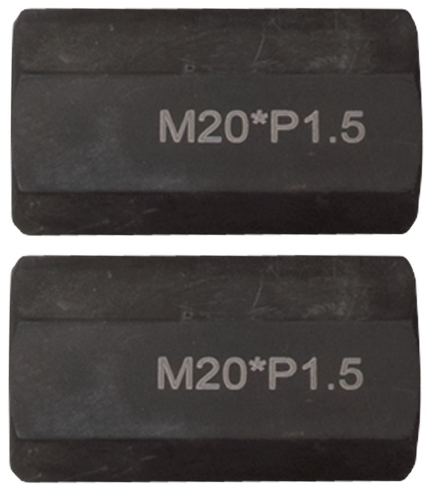 Produktbild KS Tools Gewindeadapter Satz M20 x 1,5 Länge 65 mm 2 teilig