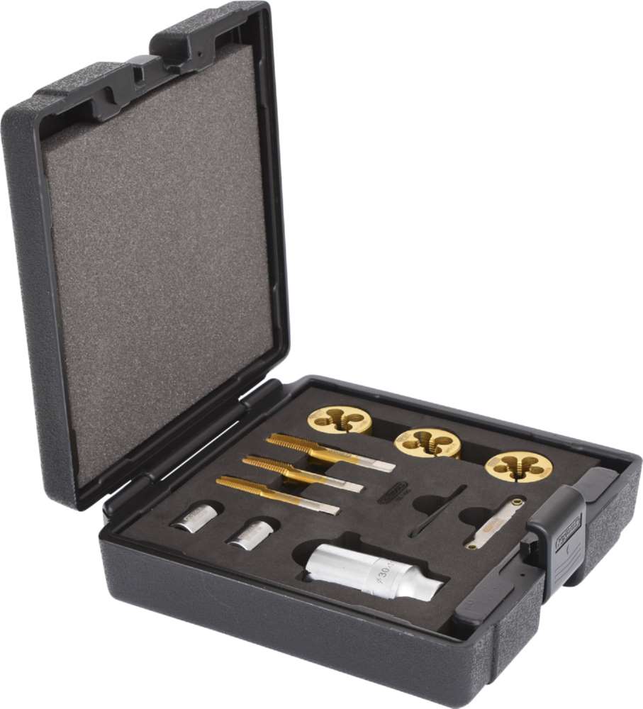 Produktbild KS Tools 3/8 Zoll Gewindeschneid Satz für Radmuttern und Schrauben 11 Teile bild 4