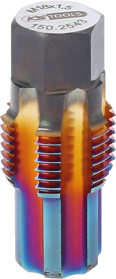 Produktbild KS Tools Gewindeschneider mit Führungsbolzen für Lambdasonden, M18 x 1,5