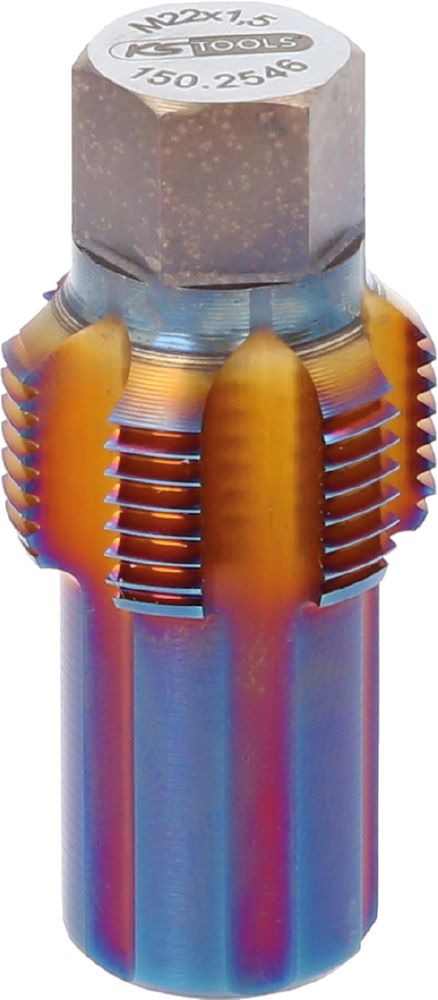 Produktbild KS Tools Gewindeschneider mit Führungsbolzen für Partikelfiltersensoren M22 x 1,5
