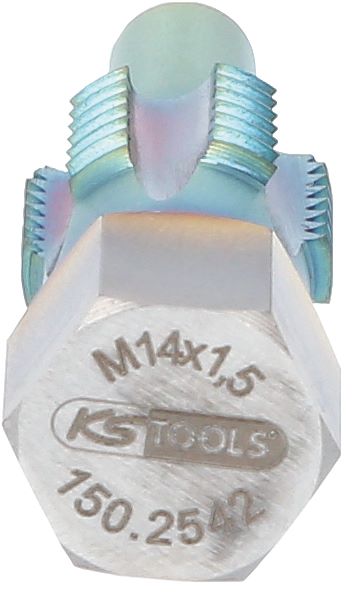 Produktbild KS Tools Gewindeschneider mit Führungsbolzen für Temperatursensoren M14 x 1,5 bild 3