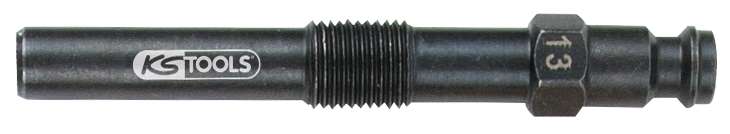 Produktbild KS Tools Glühkerzen Adapter M10 x 1,0 mit Außengewinde Länge 74 mm