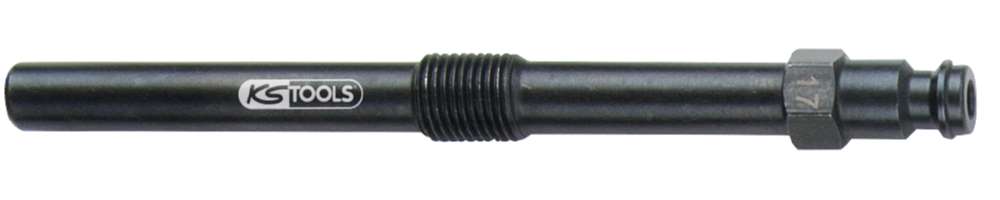 Produktbild KS Tools Glühkerzen Adapter M10 x 1,0 mit Außengewinde Länge 108 mm