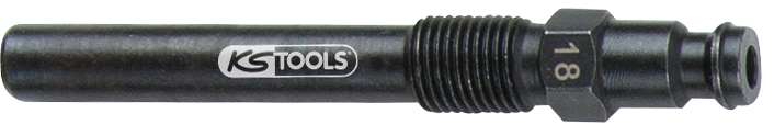 Produktbild KS Tools Glühkerzen Adapter M10 x 1,0 mit Außengewinde Länge 75 mm