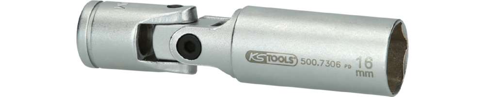 Produktbild KS Tools 3/8 Zoll Glühkerzen Gelenknüsse kurz Gesamtlänge 75 mm Schlüsselweite 16 mm bild 5